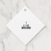 Ik hou van Mahjong Bedankjes Labels (Voorkant)
