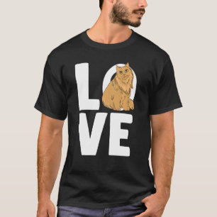 Ik hou van Maine Coon Cat Kitten eigenaren Cat Ear T-shirt