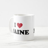 Ik hou van Maine Koffiemok (Voorkant links)