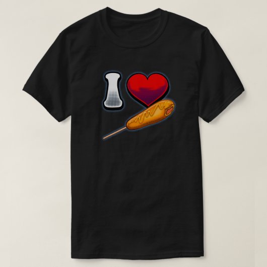 Ik hou van maïshonden t-shirt (Design voorkant)