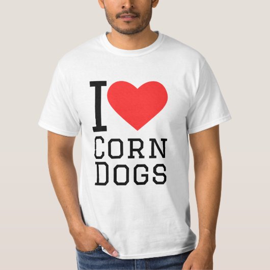 Ik hou van maïshonden t-shirt (Voorkant)