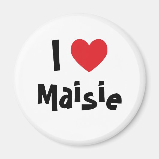 Ik hou van Maisie Magneet (Voorkant)