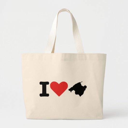 Ik hou van Majorca - Spanje Grote Tote Bag (Voorkant)