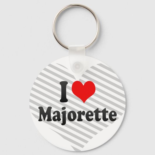 Ik hou van Majorette Sleutelhanger (Voorkant)