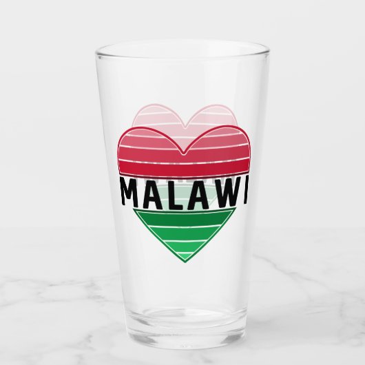 Ik hou van Malawi, Malawisch hart Glas (Voorkant)