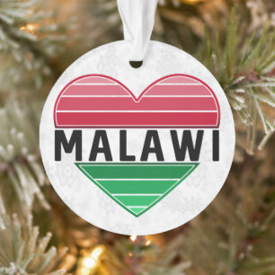 Ik hou van Malawi, Malawisch hart Ornament