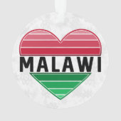 Ik hou van Malawi, Malawisch hart Ornament (achterkant)