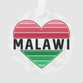 Ik hou van Malawi, Malawisch hart Ornament (voorkant)