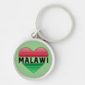 Ik hou van Malawi, Malawisch hart Sleutelhanger (Voorkant)
