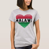 Ik hou van Malawi, Malawisch hart T-shirt (Voorkant)