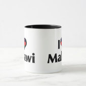 Ik hou van Malawi vlag Mok (Midden)