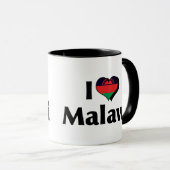 Ik hou van Malawi vlag Mok (Voorkant rechts)
