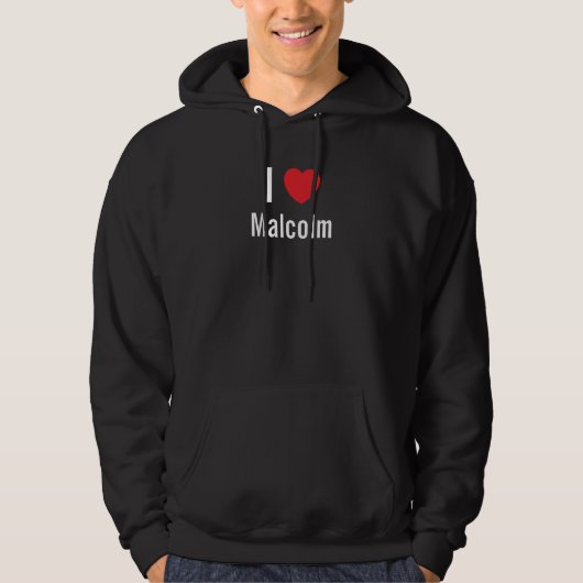 Ik hou van Malcolm Hoodie (Voorkant)