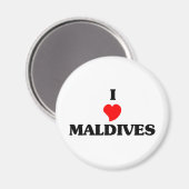 Ik hou van Maldiven Magneet (Voorkant / Achterkant)