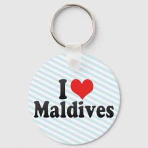 Ik hou van Maldiven Sleutelhanger