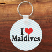 Ik hou van Maldiven Sleutelhanger (Voorkant)