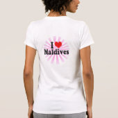 Ik hou van Maldiven T-shirt (Achterkant)