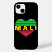 Ik hou van Mali, Malinees hart Case-Mate iPhone Case (Achterkant)