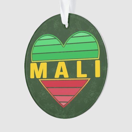 Ik hou van Mali, Malinees hart Ornament (voorkant)