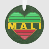 Ik hou van Mali, Malinees hart Ornament (voorkant)