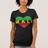 Ik hou van Mali, Malinees hart T-shirt (Voorkant)