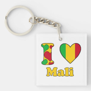 Ik hou van Mali Sleutelhanger