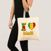 Ik hou van Mali Tote Bag (Voorkant (product))