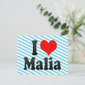 Ik hou van Malia Briefkaart (Staand voorkant)