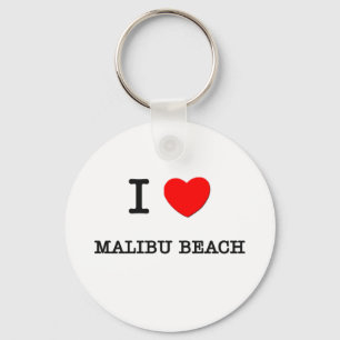 Ik hou van Malibu Beach California Sleutelhanger