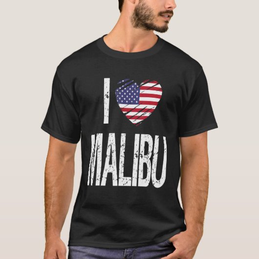 Ik hou van Malibu T-shirt (Voorkant)