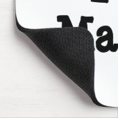 Ik hou van Malika hart T-Shirt Muismat (Hoek)