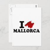 Ik hou van Mallorca Briefkaart (Voorkant / Achterkant)