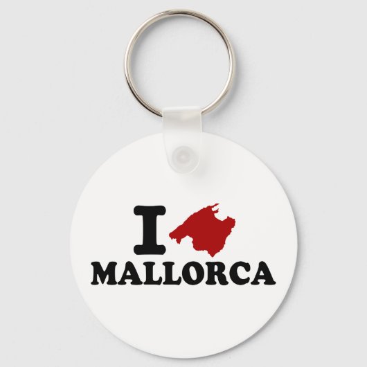 Ik hou van Mallorca Sleutelhanger (Voorkant)