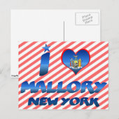 Ik hou van Mallory, New York Briefkaart (Voorkant / Achterkant)