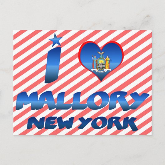 Ik hou van Mallory, New York Briefkaart (Voorkant)