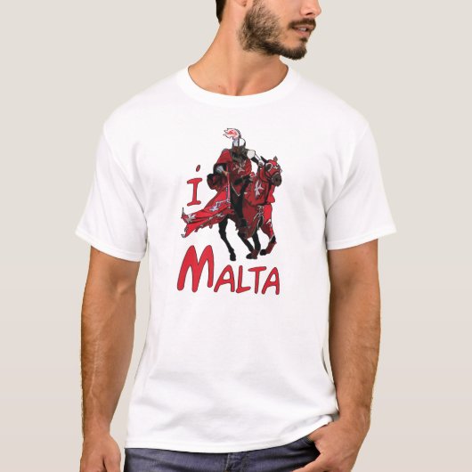Ik hou van MALTA T-shirt (Voorkant)