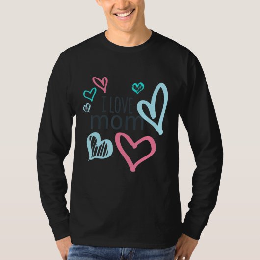 Ik hou van mam Essential Heart T-shirt (Voorkant)