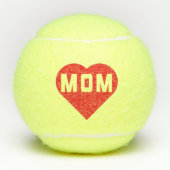 Ik hou van mam Red Heart Tennisballen (Voorkant)