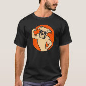 Ik hou van mam schattige bokser hond mam 2 t-shirt (Voorkant)