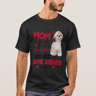 Ik hou van mam Shih Tzu Dog mama Dog mamma Day Do T-shirt