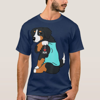 Ik hou van mam Tattoo Bernese Mountain Dog Funny M T-shirt