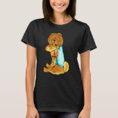 Ik hou van mam Tattoo Chow Chow Mam Dog Women T-shirt (Voorkant)