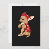 Ik hou van mam Tattoo Funny Chihuahua Dog die een Aankondiging (Voorkant)