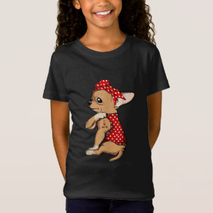 Ik hou van mam Tattoo Funny Chihuahua Dog die een T-shirt