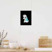 Ik hou van mam Tattoo geit Funny Mors Day Pet Poster (Keuken)