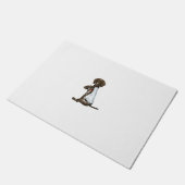Ik hou van mam Tattoo German Shorthaired Pointer M Deurmat (Schuin)