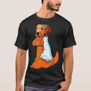 Ik hou van mam Tattoo Hovawart mam Dog Moederdag 1 T-shirt