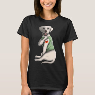 Ik hou van Mam Tattoo Labrador Moederdag T-shirt