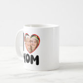 Ik hou van mama aangepaste foto Moederdag Koffiemok (Voorkant links)