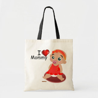 Ik hou van mama Baby Girl-tassen Tote Bag